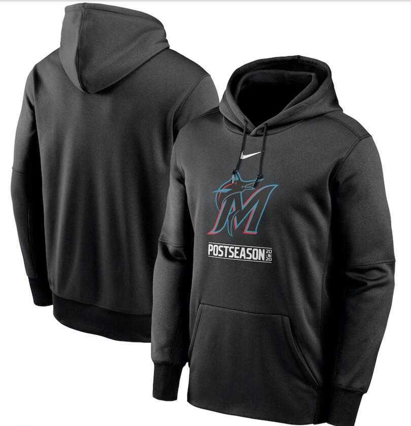 Men's Miami Marlins Nike Black 2020 Postseason Collection Pullover Hoodie,We sell and wholesale Men's Miami Marlins Nike Black 2020 Postseason Collection Pullover Hoodie on line form chian!